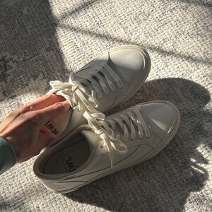 Madewell Cream leather Sneakers